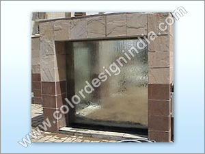 Glasswater Curtain Fountain