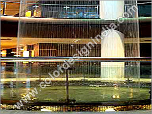 Rainwater Curtain Fountain