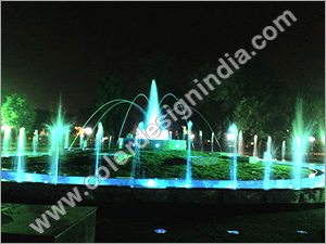 Programmable Water Curtain Fountain
