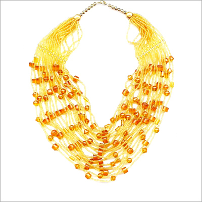 Bone Beaded Necklace