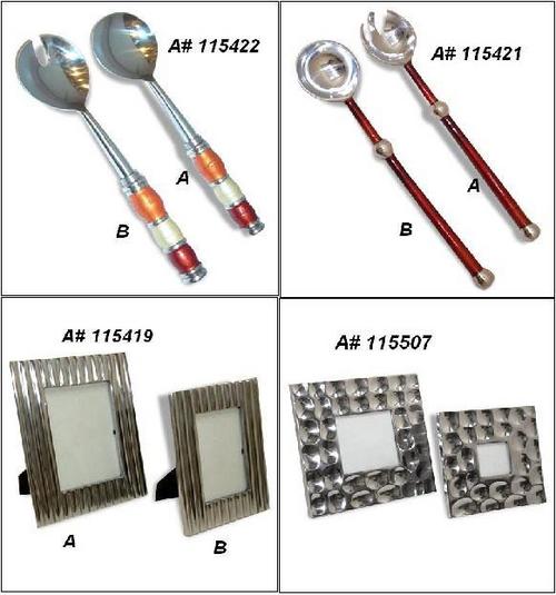 Salad Server & Picture Frames