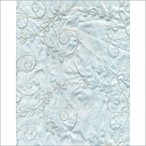 Embroidered Crewel Fabric