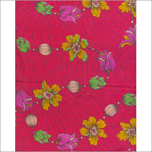 Printed Georgette Silk Fabric