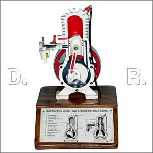 Two Stroke Petrol Engine Model  For Mechanical Lab