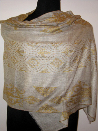100% Pashmina Hand Embroidered Stole