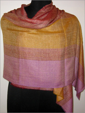 Hand Spun Hand Woven 100% Pure Pashmina Stole