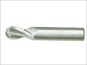 Ball End 2 Helical Flute Parallel Shank