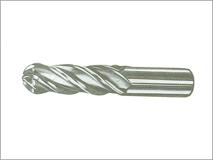 Ball End 4 Helical Flute Parallel Shank