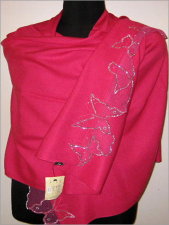 70% Pashmina/30% Silk with Heatfix Swaroskis
