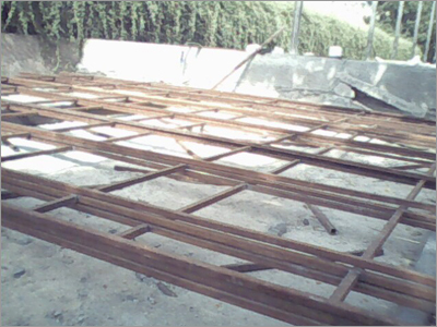 MS Purlins Fabrication At Shopping Center Raigarh
