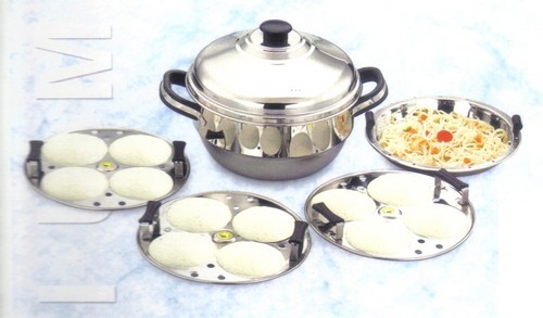 Stainless steel vegan idly pot