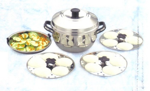Stainless steel idly pot