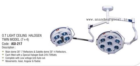 O.T Light Ceiling Halogen Twin model (7+4)
