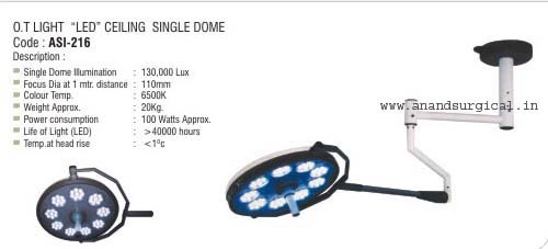 O.T. light "LED" Ceiling Single Dome