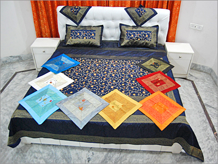 Decorative Silk Bed Cover