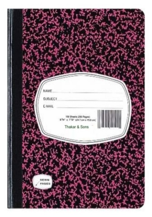 Neon Composition Notebook