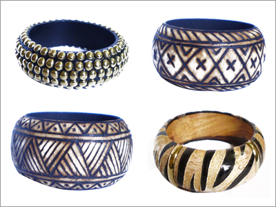 Crafted Wooden Bangles
