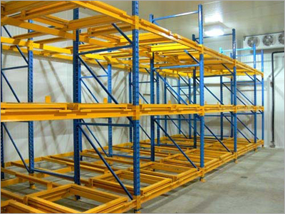 Push Back Pallet Rack