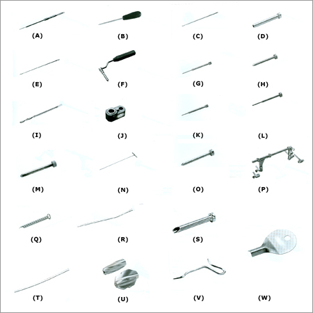 Interlocking Insertion & Extraction Instruments - Surgical Steel, Multiple Diameters & Lengths | Precise Insertion, Easy Extraction, Secure Locking, Durable, Versatile Set