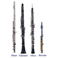 Flute, Clarinet, Oboe, Piccolo