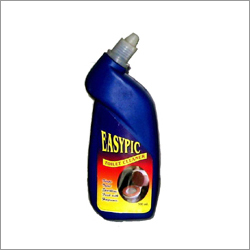 Easypic Toilet Cleaner - Plastic Curved 500ml Blue Bottle, Viscous Liquid | Easy Application, Germ Removal, Stain Remover, Septic Tank Friendly