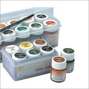 Fabric Colours - Water-Based Acrylic, Set of 6 Assorted 10 ml Bottles | Non-Toxic, Excellent Colour Fastness, Soft Feel, Easy Application