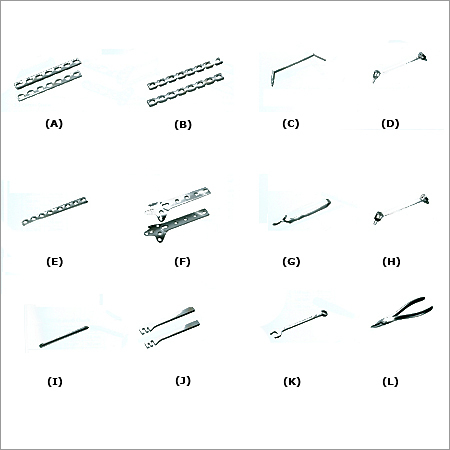 Small Fragment Instruments & Implants - Stainless Steel, Various Lengths and Hole Sizes | Precise Placement, Durable, Versatile Design, Sterile Packaging