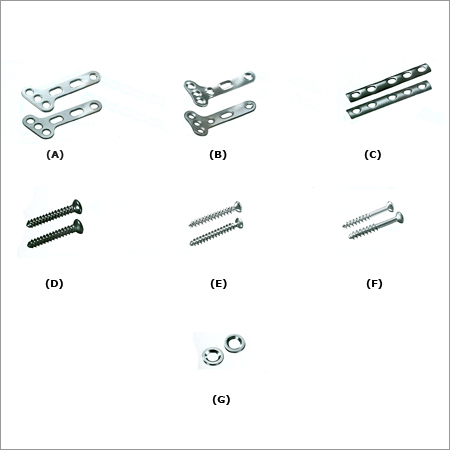 Small Fragment Instruments & Implants - Surgical Steel, Multiple Sizes, Sterile | Precise Engineering, Strong Fixation, Biocompatible