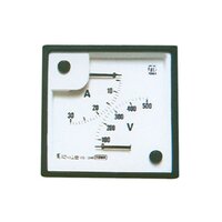 AC Moving Iron Sq 96 Double Range Meters (2-in-1)