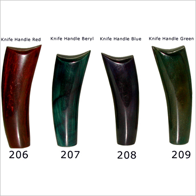 Buffalo Horn Dyed Knife Handle