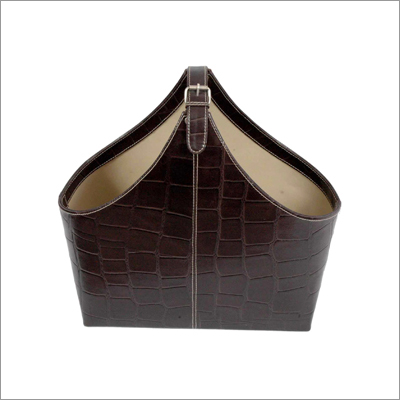 Croco Leather Baskets