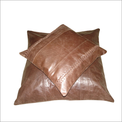 Antique Leather Cushions Cover