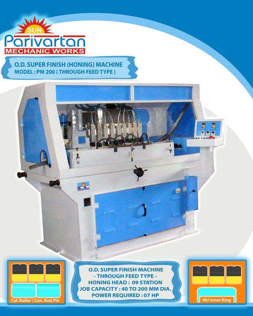 Through Feed Type Honing Machine