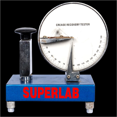 Crease Recovery Tester