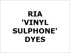 Vinyl Sulphone Dyes Application: Textile Industry