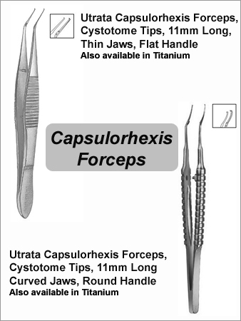 Capsulorhexis Forceps