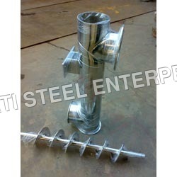 Steel Auger Screw - Color: Silver
