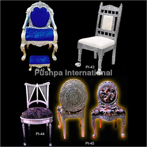 Polished Silver Chair