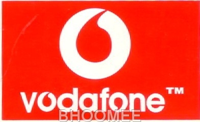 Vodafone Vinyl Glossy Sticker