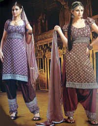 Cotton Churidar Suits - Lightweight Cotton, Customizable Size, Purple Color | Aesthetic Look, Colorfast, Comfortable Fit, Elegant Design, Fine Stitching, Versatile Style, Handwash Care