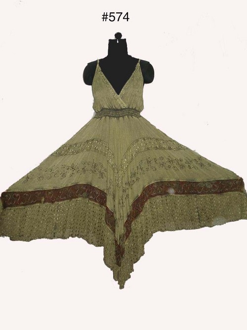 Rayon Acid Wash Women Dresses