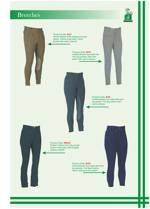 Horse Riding Breeches