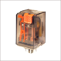 Industrial Control Relay - 10A at 24VDC/230VAC, High Power Contact Load, Robust Shock Proof Design, Plug-In Mounting Style, Accurate Dimensions