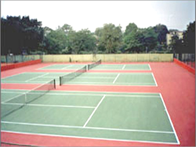 synthetic tennis court