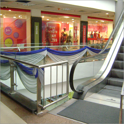 S.S.Railing With Glass