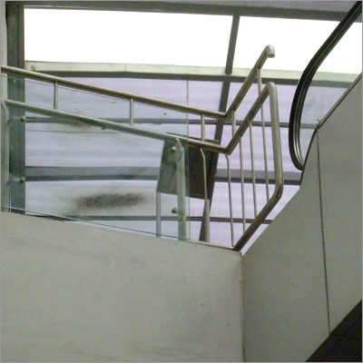 Shopping Malls Interior Steel Railings