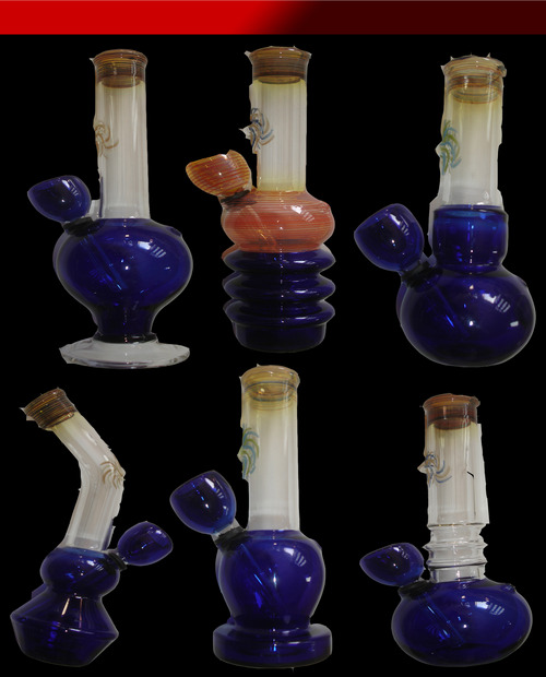 Color Tube Bongs Glass Smoking Pipes