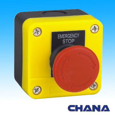 Latching Push Button for Corridor Lighting