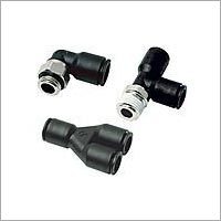 Polymer Push in Fitting for Compressed Air