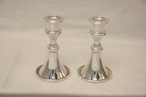 Silver Candle Stand